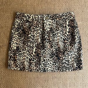 Jolt leopard print mini skirt